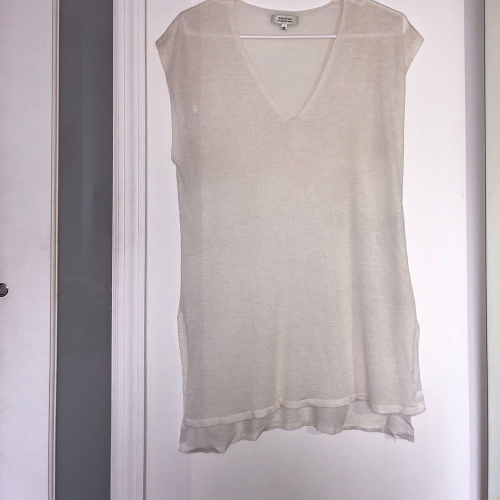 V-neck top